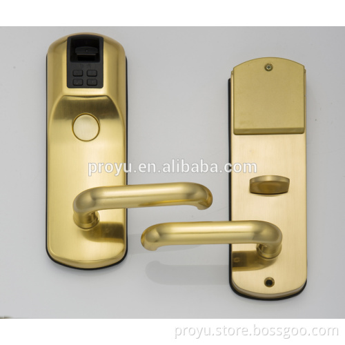 Cheap price proyu residential biometric door lock with fingerprint and keypad PY-8915